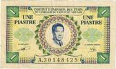 FRENCH INDO-CHINA 1 Piastre = 1 Riel Banknote, KM:93 -