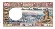 New Hebrides 100 Francs UNZ -