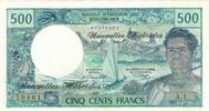 New Hebrides 500 Francs Banknote, KM:19c -