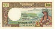 New Caledonia 100 Francs Banknote, KM:63a -
