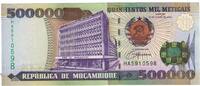 Mozambique 500,000 Meticais Banknote, 2003-06-16, KM:142 -