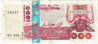 Algeria 1000 Dinars Banknote, KM:140 -