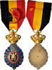 Belgium Medal Médaille du Travail 1ère Classe avec Rosace, Excellent -