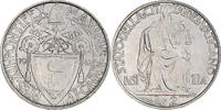 VATICAN CITY 2 Lire Coin, Pius XII, Roma, Stainless Steel, KM:36 -