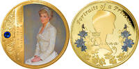 United Kingdom Medal Portrait of a Princess, Diana, Society, Copper -