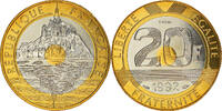 France 20 Francs Coin, Mont Saint Michel, ESSAI -
