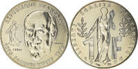 France 1 Franc Coin, Jacques Rueff, Paris, ESSAI, Nickel -