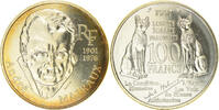 France 100 Francs Coin, André Malraux, Silver, KM:1188 -
