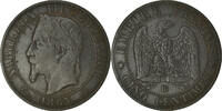 France 5 Centimes Coin, Napoleon III, Napoléon III, Strasbourg -