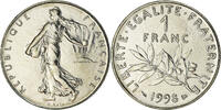 France Franc Coin, Semeuse, Paris, Nickel, KM:925.1 -