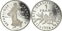 France Franc Coin, Semeuse, Paris, Proof, Nickel, KM:925.2 -