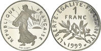 France Franc Coin, Semeuse, Proof, Nickel, KM:925.2 -