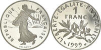 France Franc Coin, Semeuse, Proof, Nickel, KM:925.2 -