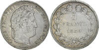 France 5 Francs Coin, Louis-Philippe, Rouen, Silver -