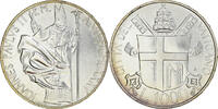 VATICAN CITY 1000 Lire Coin, John Paul II, Silver, KM:191 -