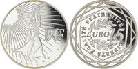 France 15 Euro Semeuse, Paris, Proof / BE, Silver, KM:1535 -