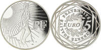 France 15 Euro Semeuse, Paris, Proof / BE, Silver, KM:1535 -
