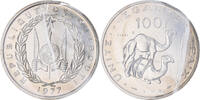 Djibouti 100 Francs Coin, Paris, ESSAI, Copper-nickel, KM:E7 -
