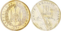 Djibouti 10 Francs Coin, Paris, ESSAI, Bronze-Aluminium -