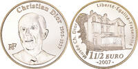 France 1-1/2 Euro Christian Dior, Paris, Silver, KM:1488 -