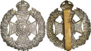United Kingdom Cap Badge Rifle Brigade, WAR, Métal -