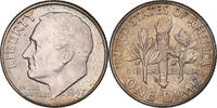United States Dime Coin, Roosevelt Dime, U.S. Mint, Denver -