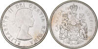 Canada 50 Cents Coin, Elizabeth II, Royal Canadian Mint, Ottawa -