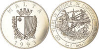 Malta Lira, 2 Ecu Coin, Copper-nickel, KM:103 -