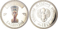 Egypt Medal Trésors d'Egypte, Nefertiti, History, Copper-nickel -
