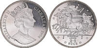 Gibraltar 2.8 Ecus Coin, Traité de Maastricht, Copper-nickel -