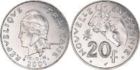 New Caledonia 20 Francs Coin, Paris, Nickel, KM:12 -