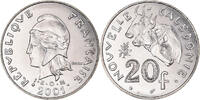 New Caledonia 20 Francs Coin, Paris, Nickel, KM:12 -