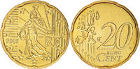 France 20 Euro Cent Paris, BU, Brass, KM:1286 -