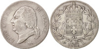 France 5 Francs Coin, Louis XVIII, Bayonne, Silver, KM:711.8 -