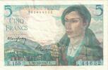 France 5 Francs Berger, E.155 44652, Fayette:5.7, KM:98b -
