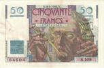 50 Francs 1948 Frankreich Le Verrier, 64504 S.109, UNZ-, Fayette:20.10 UNZ-