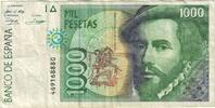 Spain 1000 Pesetas Banknote, 1992-10-12, KM:163 -
