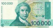 Croatia 100,000 Dinara Banknote, KM:27A -