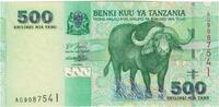 Tanzania 500 Shilingi Banknote, KM:35 -