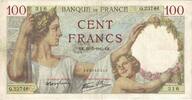 France 100 Francs Sully, Q.23746 316, Fayette:26.56, KM:94 -