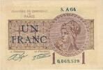 France 1 Franc Paris, Pirot:97-23 -