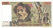 France 100 Francs Delacroix, M.86, Fayette:69.8a), KM:154b -