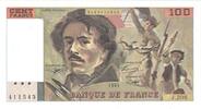 France 100 Francs Delacroix, J.208, Fayette:69BIS05, KM:154g -