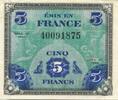 France 5 Francs Flag/France, 40091875, KM:115a -