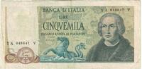 5000 Lire 1977 Italien Geldschein, 1977-11-10, KM:102c, S+ S+
