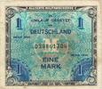 1 Mark 1944 Deutschland Geldschein, KM:192a, S S