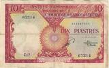 FRENCH INDO-CHINA 10 Piastres = 10 Dong Banknote, Undated (1953), KM:107 -