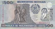 Mozambique 500 Meticais Banknote, 1991-06-16, KM:134 -