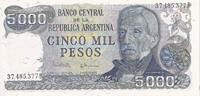Argentina 5000 Pesos Banknote, KM:305b -