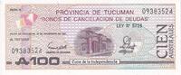 Argentina 100 Australes Banknote, 1991-11-30, KM:S2715 -